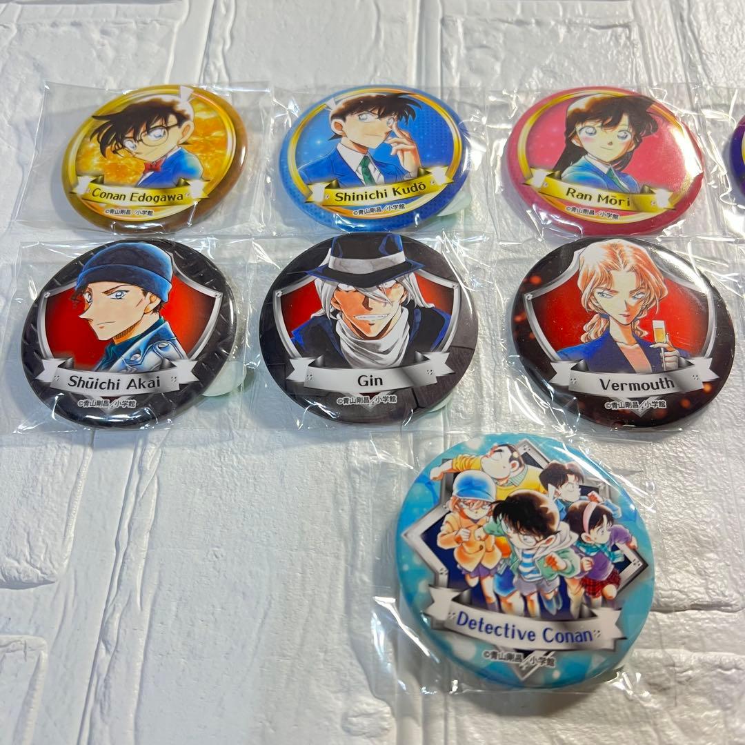 名探偵コナン 缶バッジ 9種セミコンプ 米花商店街 コナン百貨店 限定 北栄町