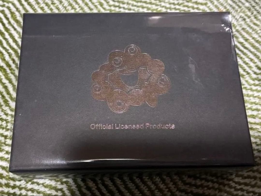 定期入れ イエローレザーカードケース 牛革 ミャクミャク パスケース　万博