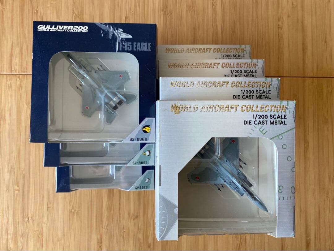ガリバー 1/200 F-15J 7種まとめ売り