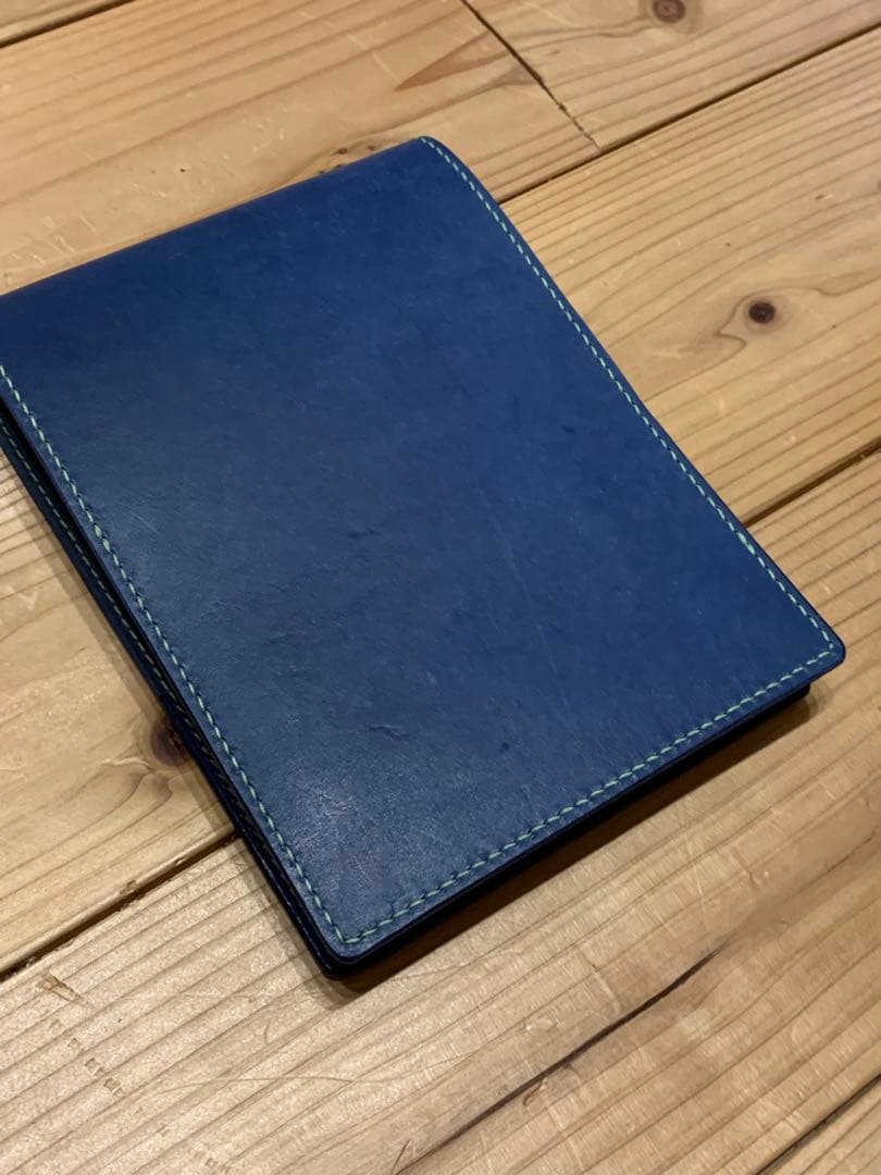 【オーダーメイド】ノートカバーＢ6サイズ　マヤショルダー　手縫い　キャンモア