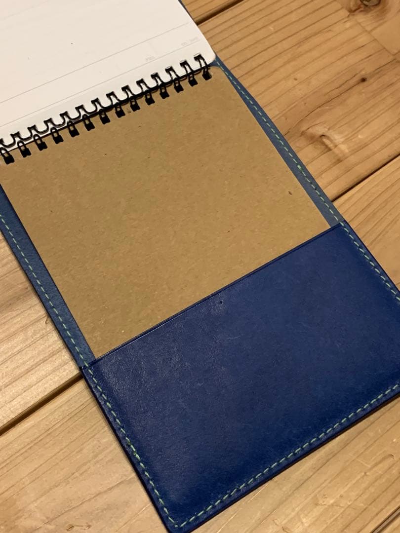 【オーダーメイド】ノートカバーＢ6サイズ　マヤショルダー　手縫い　キャンモア