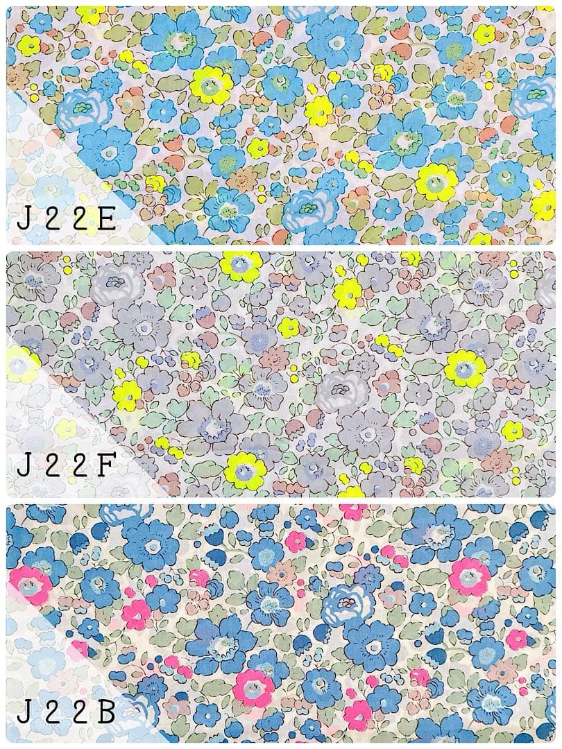 生地見本　国産Betsy　約108cm幅