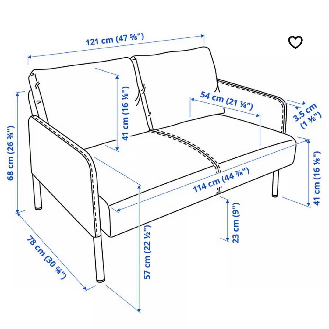 IKEA GLOSTAD グロスタード　ソファ