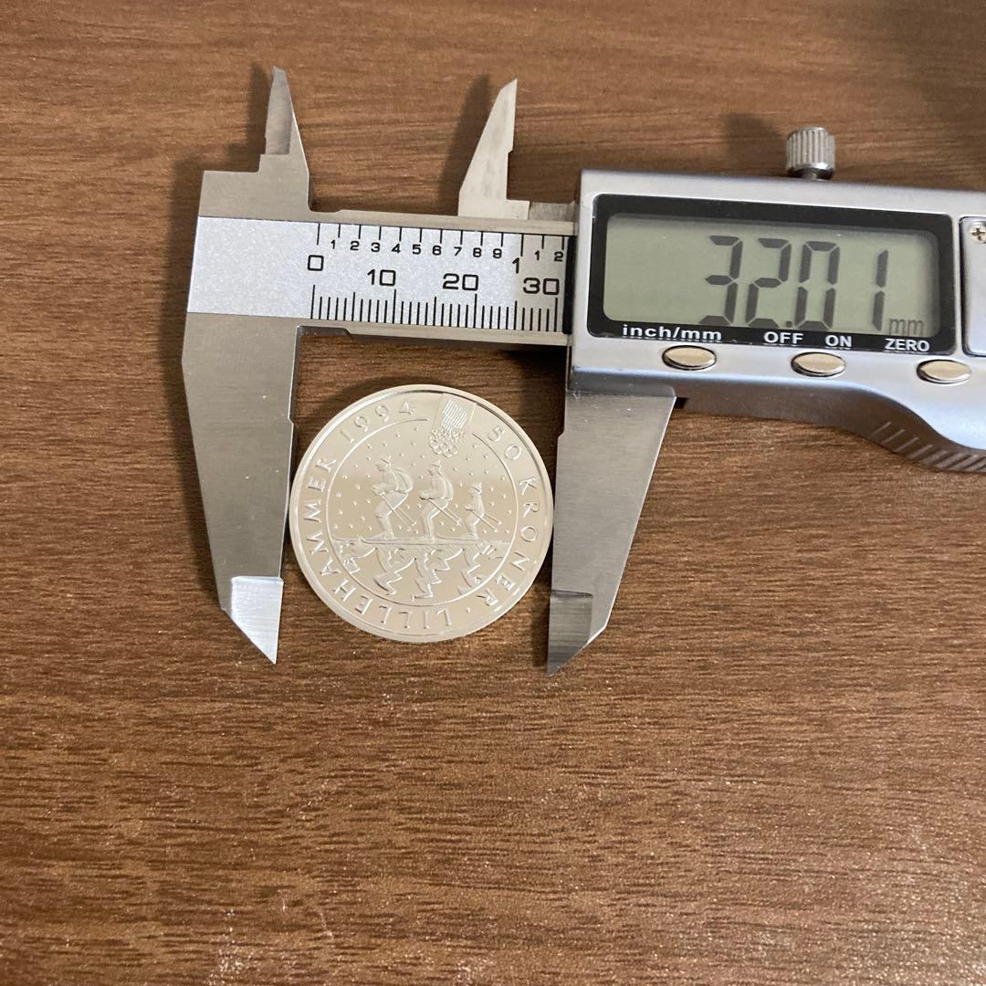 ピノ　リレハンメルオリンピック　記念銀貨　slv925 1994