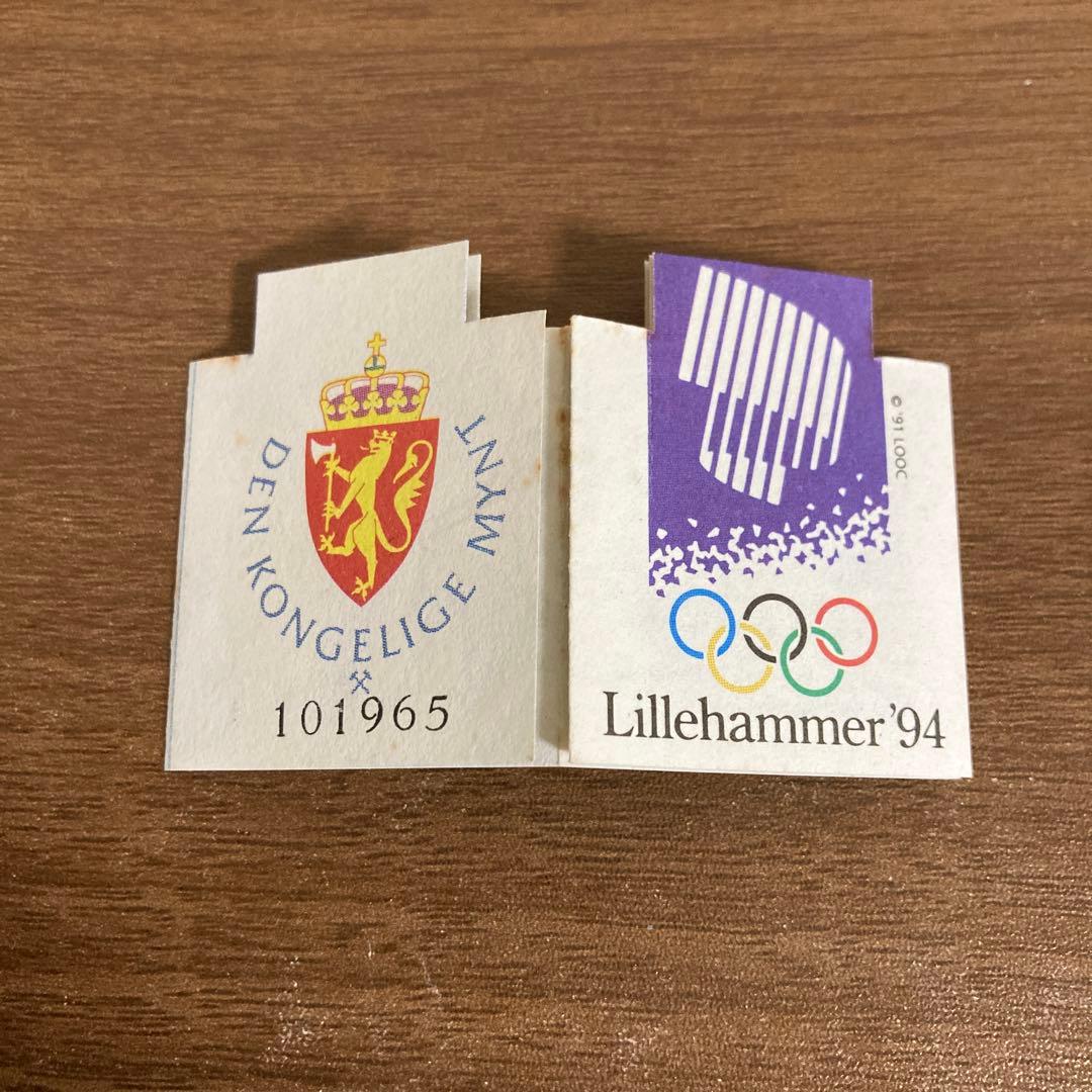 ピノ　リレハンメルオリンピック　記念銀貨　slv925 1994