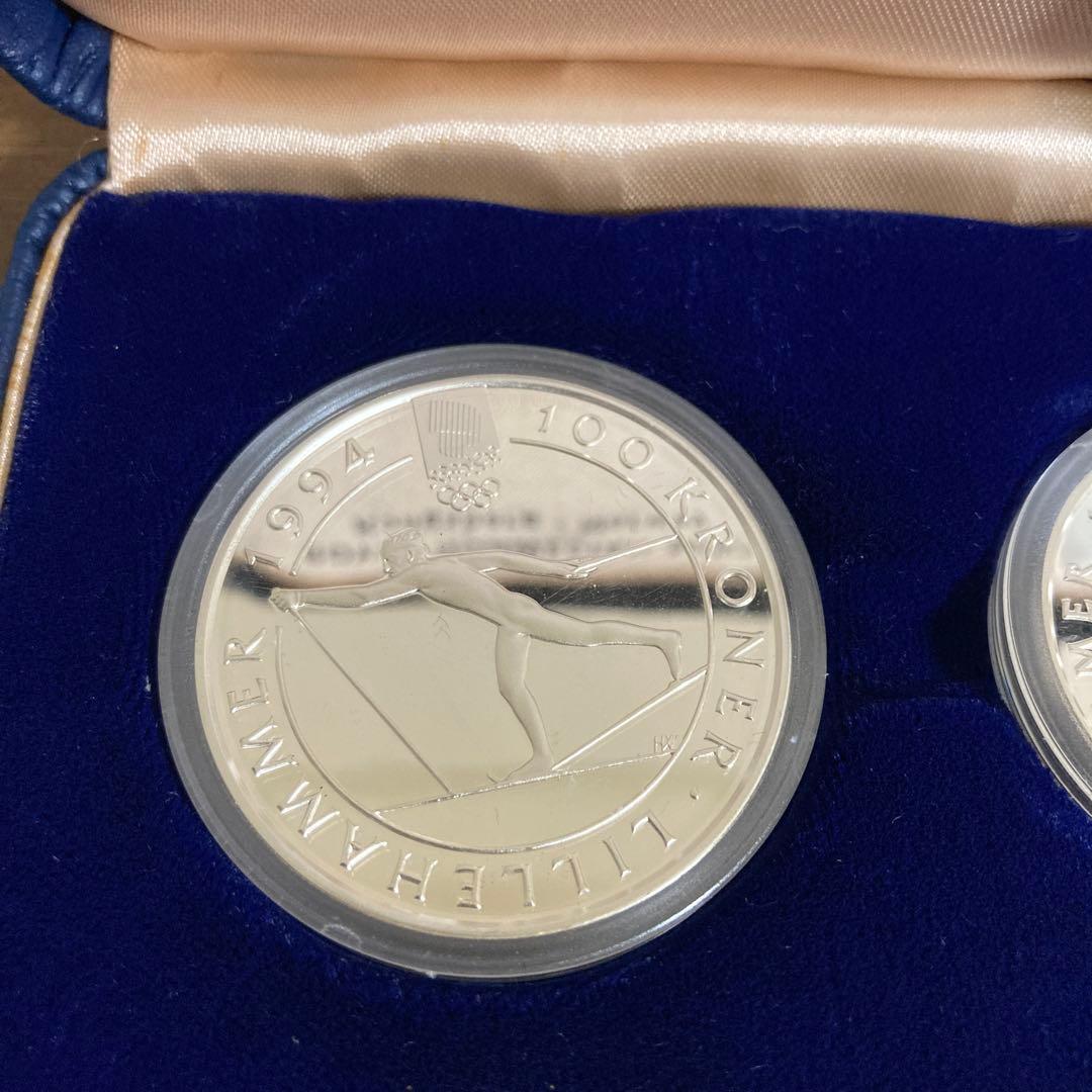 ピノ　リレハンメルオリンピック　記念銀貨　slv925 1994