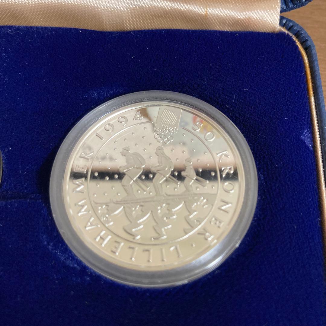 ピノ　リレハンメルオリンピック　記念銀貨　slv925 1994