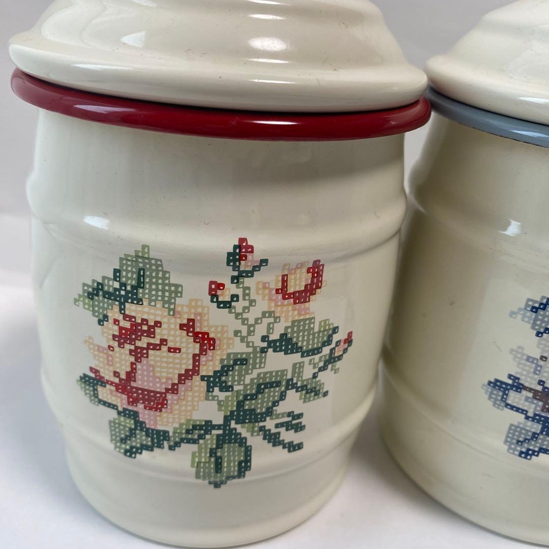 イマン　エミリー　たる型キャニスター2個セット　レア