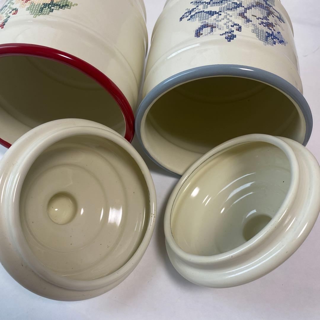 イマン　エミリー　たる型キャニスター2個セット　レア