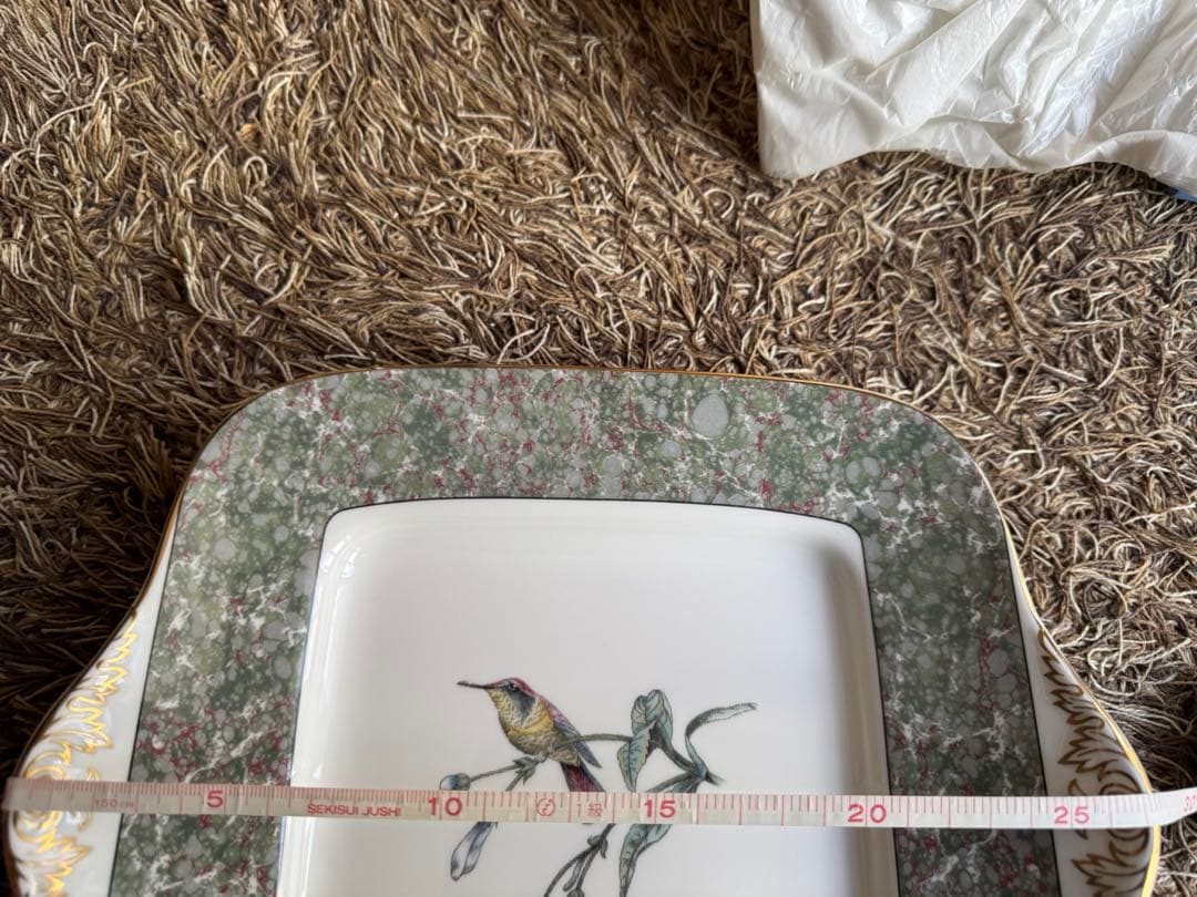 【箱付新品】英国製 ウェッジウッド ハミングバード プレート