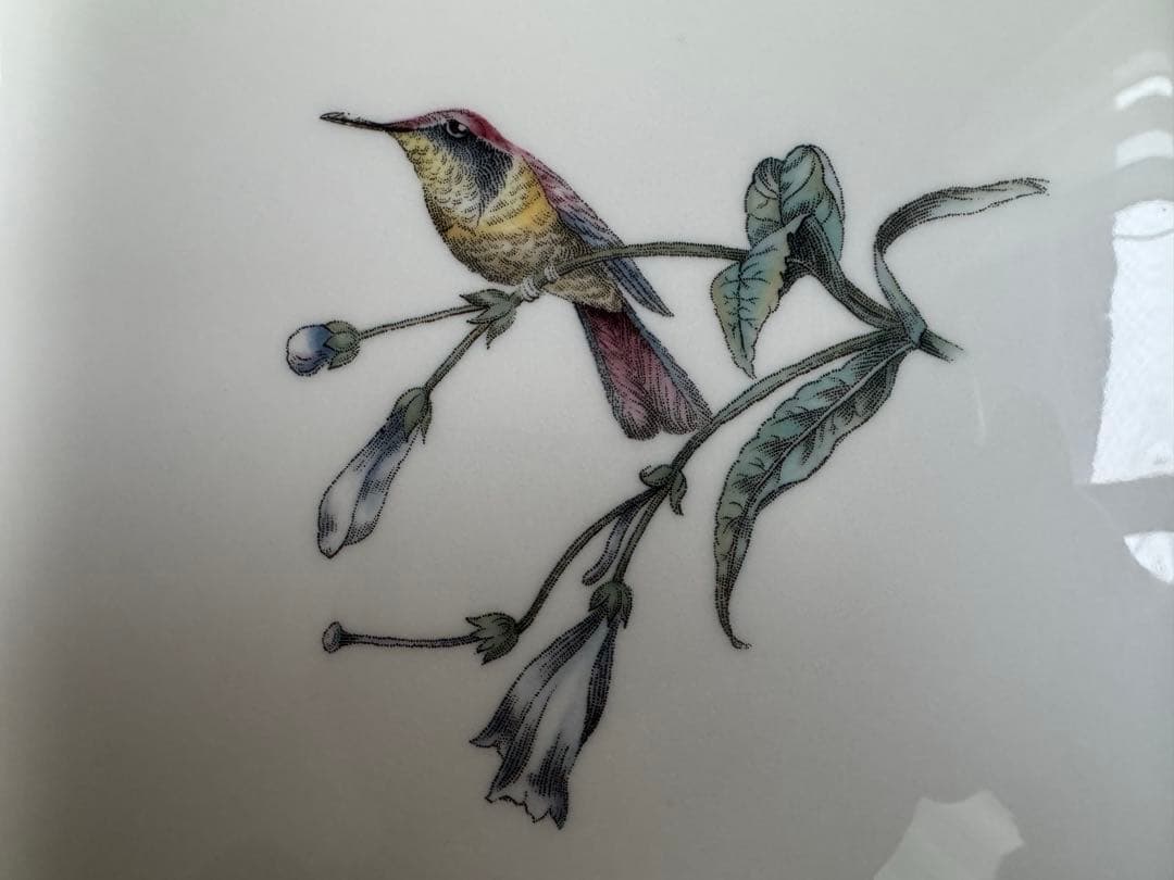 【箱付新品】英国製 ウェッジウッド ハミングバード プレート