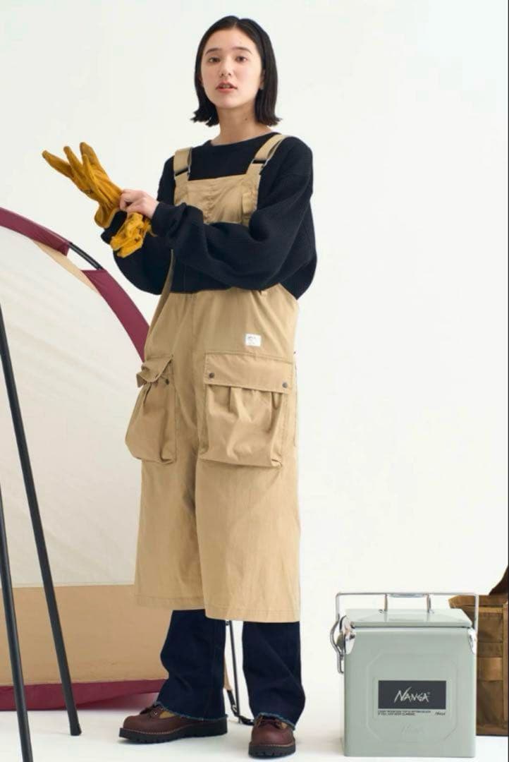 NANGA　TAKIBI RIPSTOP FIELD APRON ベージュ　F