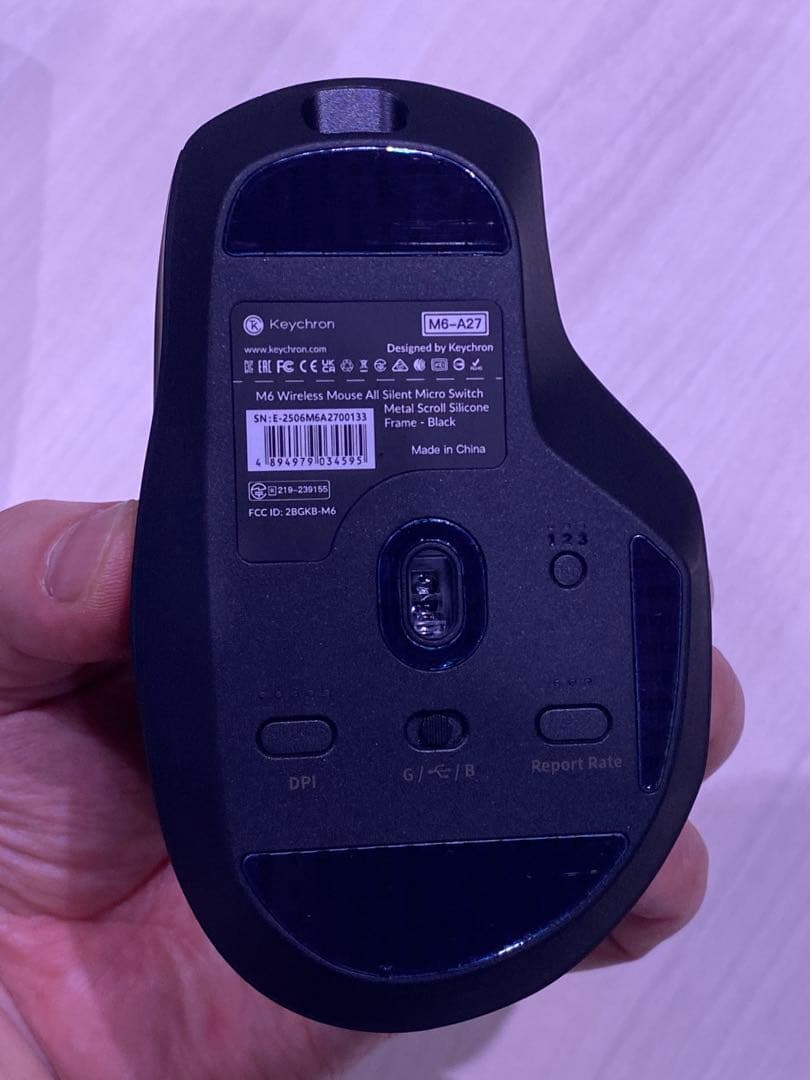 【新品同様】 Keychron M6 black