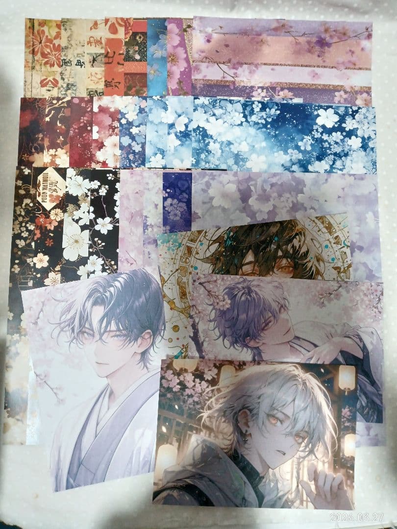 ☆専用☆0327-02　A5サイズ6穴バインダーおすそ分けファイル♪和風男子