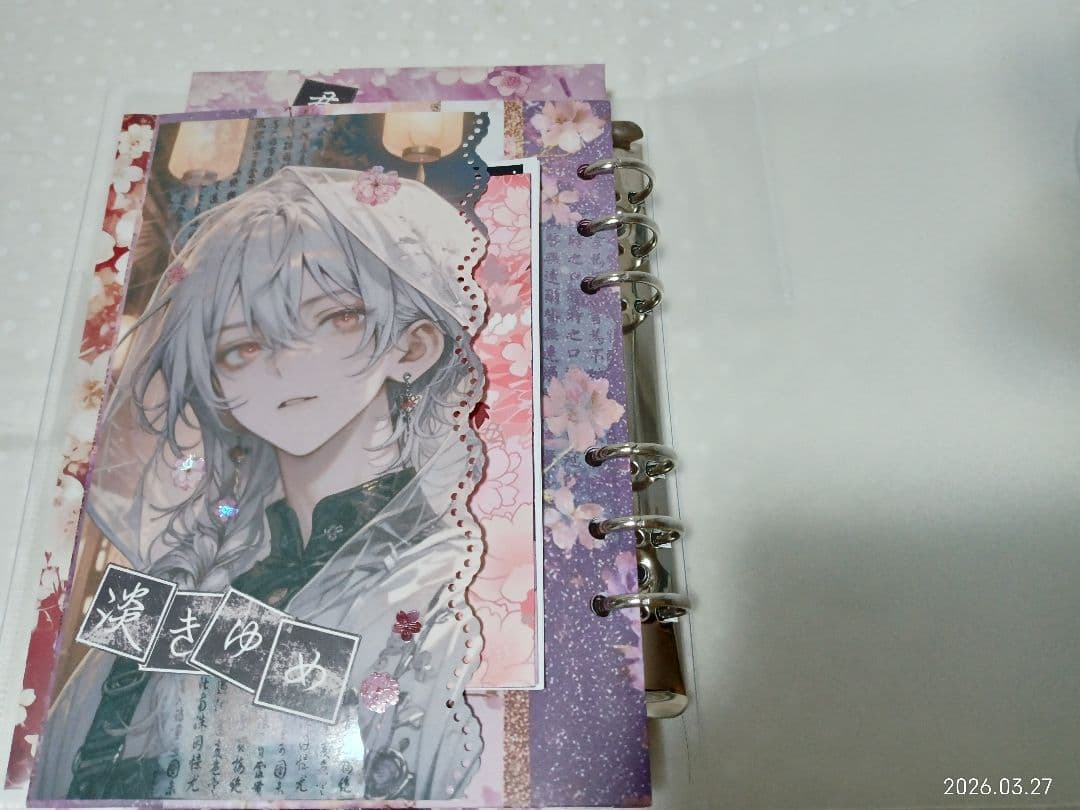 ☆専用☆0327-02　A5サイズ6穴バインダーおすそ分けファイル♪和風男子