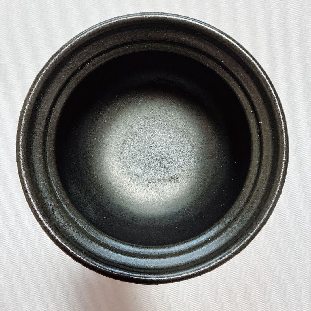 極美品 AKOMEYA TOKYO/ 有田焼 黒釉 ごはん土鍋 1.5合