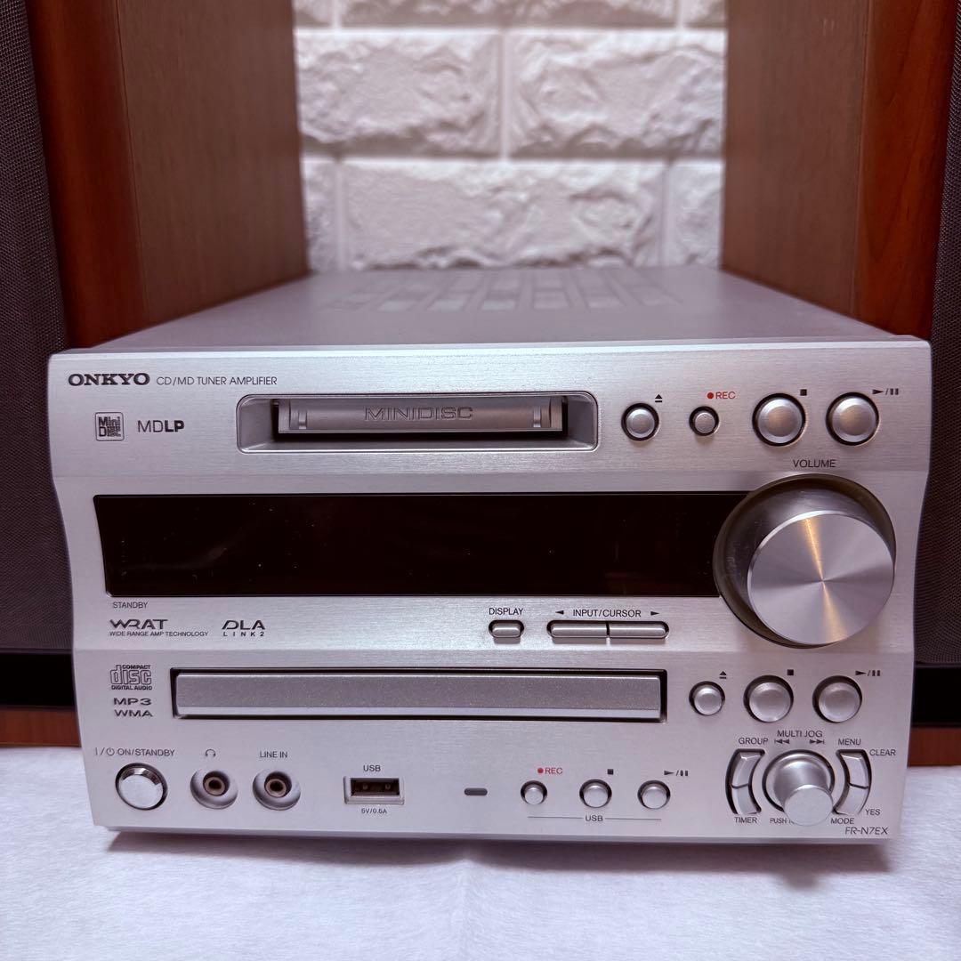 【動作確認済】ONKYO オンキヨー CDMDコンポ FR-N7EX USB対応