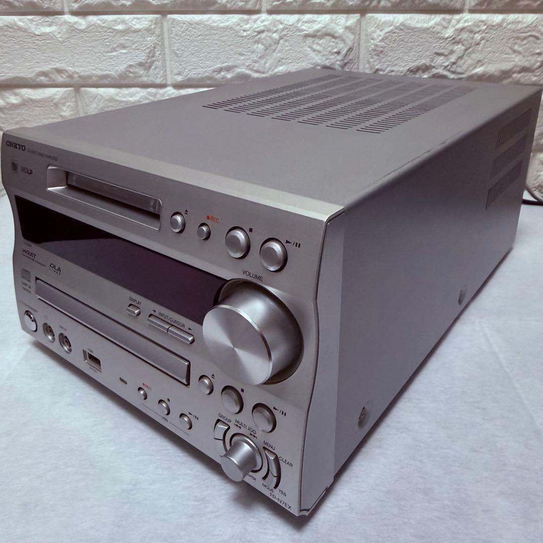 【動作確認済】ONKYO オンキヨー CDMDコンポ FR-N7EX USB対応