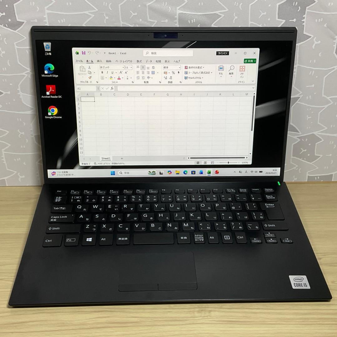 VAIO Pro 14型 i5/16G/SSD1T Office 高性能 軽量①