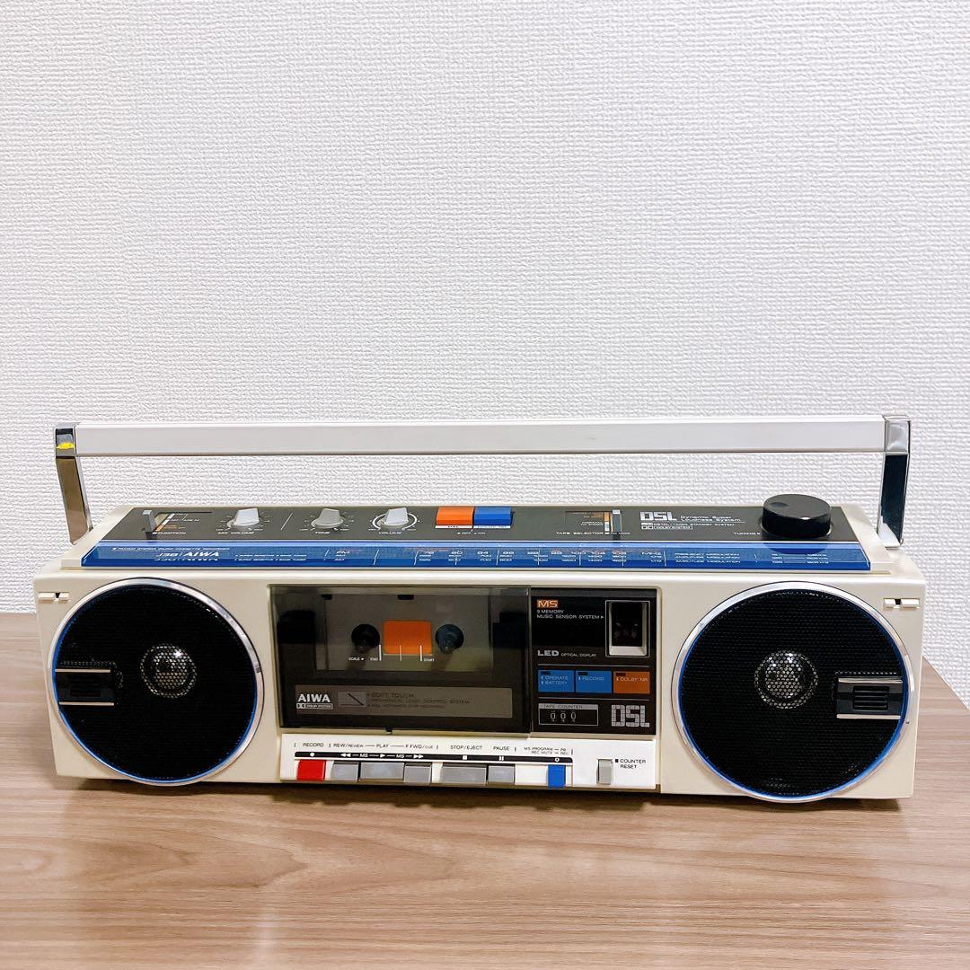 【超希少】AIWA CS-J38 カセットデッキ　ラジカセ