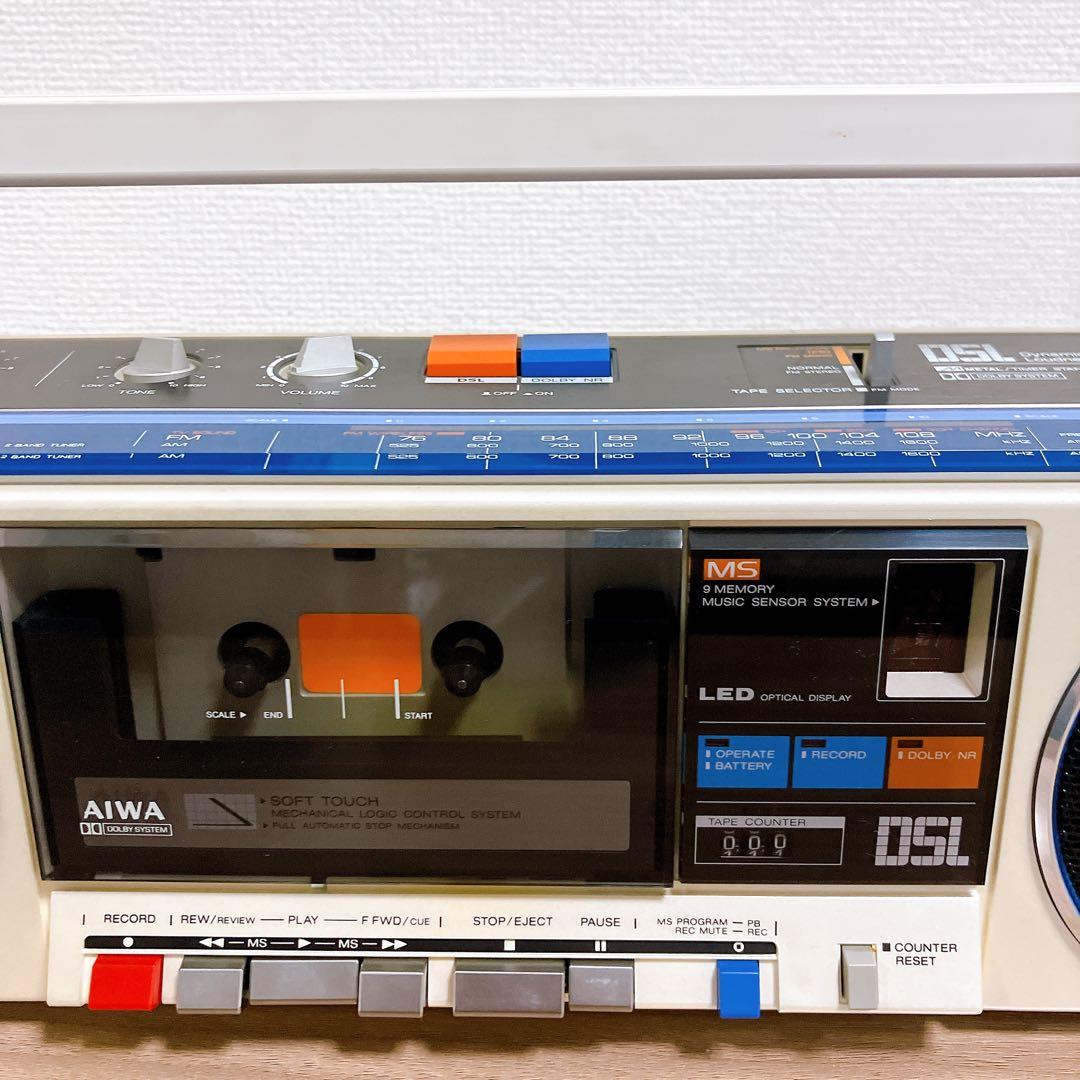 【超希少】AIWA CS-J38 カセットデッキ　ラジカセ