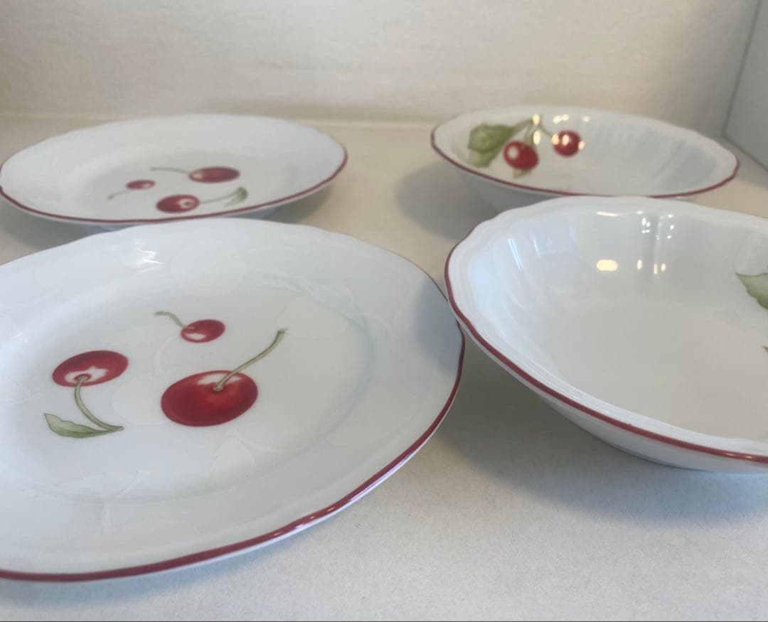 【美品】リチャードジノリ アンティコチェリー 4枚セット