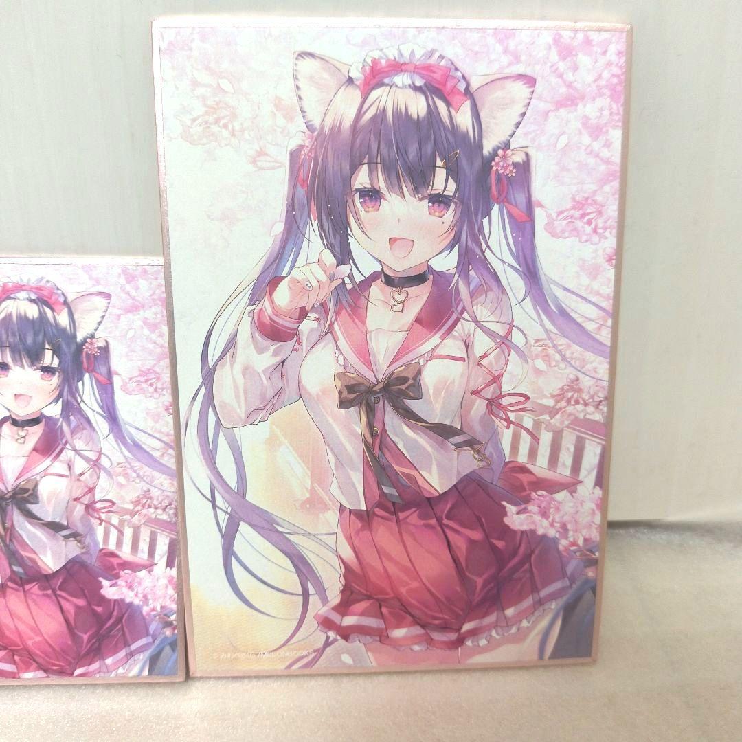 みわべさくら 色紙 美少女イラスト コレクション品