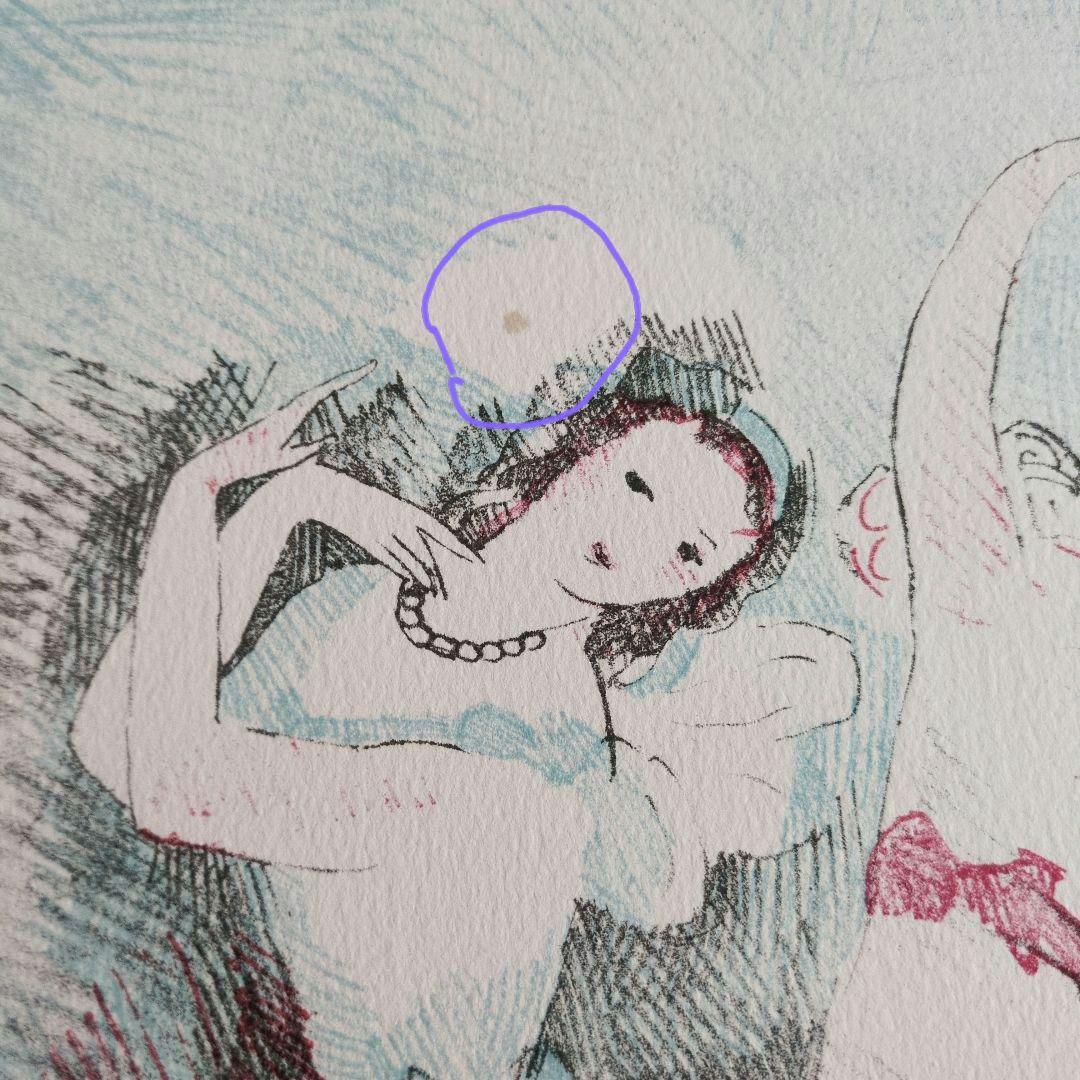 マリーローランサン [踊りの祝典] 1937 ／リトグラフ、額なし