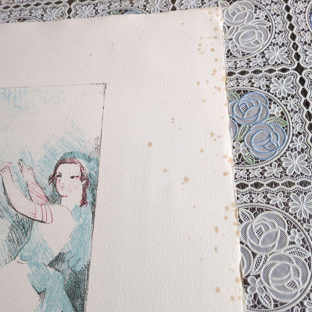 マリーローランサン [踊りの祝典] 1937 ／リトグラフ、額なし