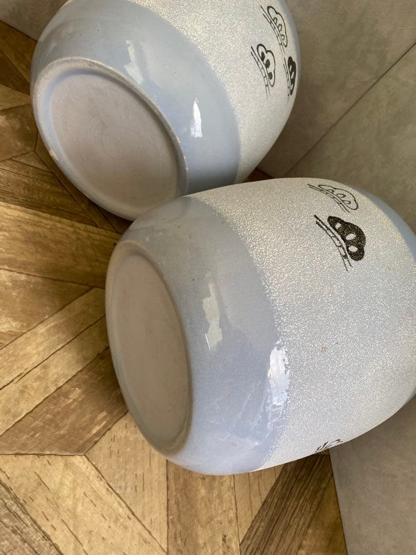 火鉢　2つ　メダカ鉢　睡蓮鉢　鉢カバー