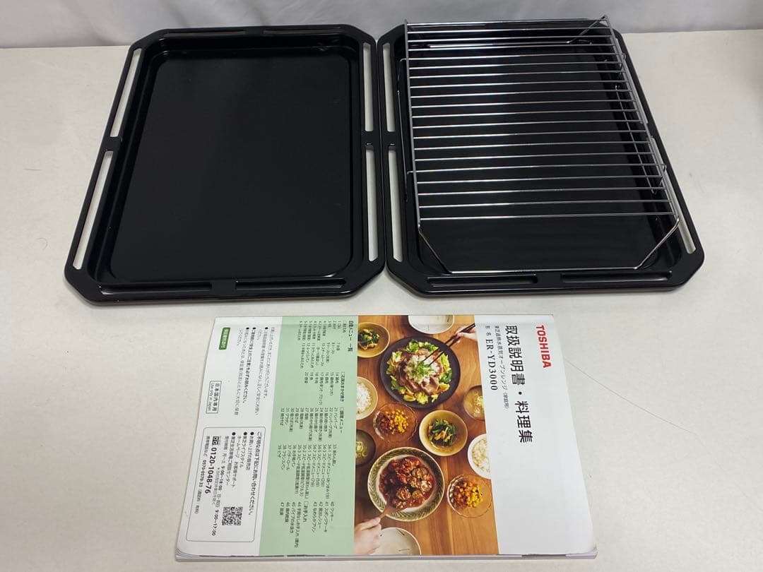 TOSHIBA オーブンレンジ石窯ドーム　ER-YD3000(K)2024年製