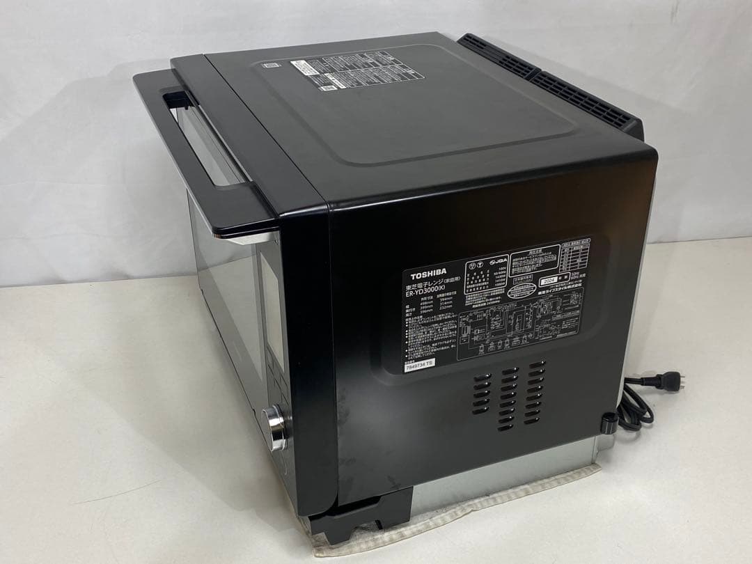TOSHIBA オーブンレンジ石窯ドーム　ER-YD3000(K)2024年製