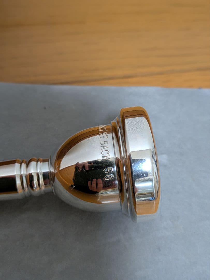 【新品未使用】Bach 5G トロンボーンマウスピース