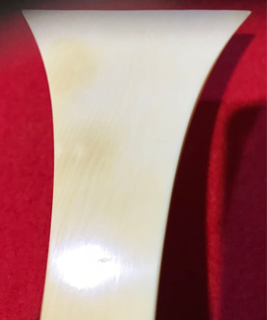 三味線撥124天然素材マンモス/三味線/弦楽器/バチ