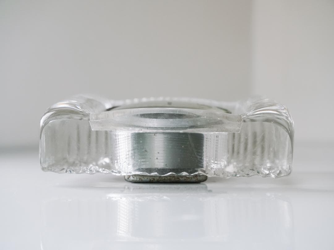 60-70's \"JUNGHANS\" クリスタル 置時計 ミッドセンチュリー