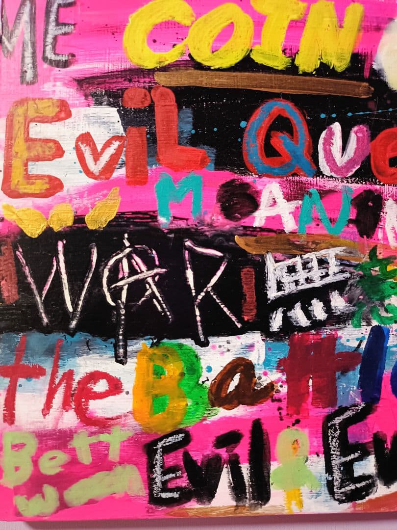 【S2号/一点物\"言葉\"アート】Kotoba #1 【現代アート】