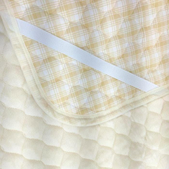 新品　 敷きパットシーツ　シングル 　綿100％　遠赤外線綿　 四隅ゴム付