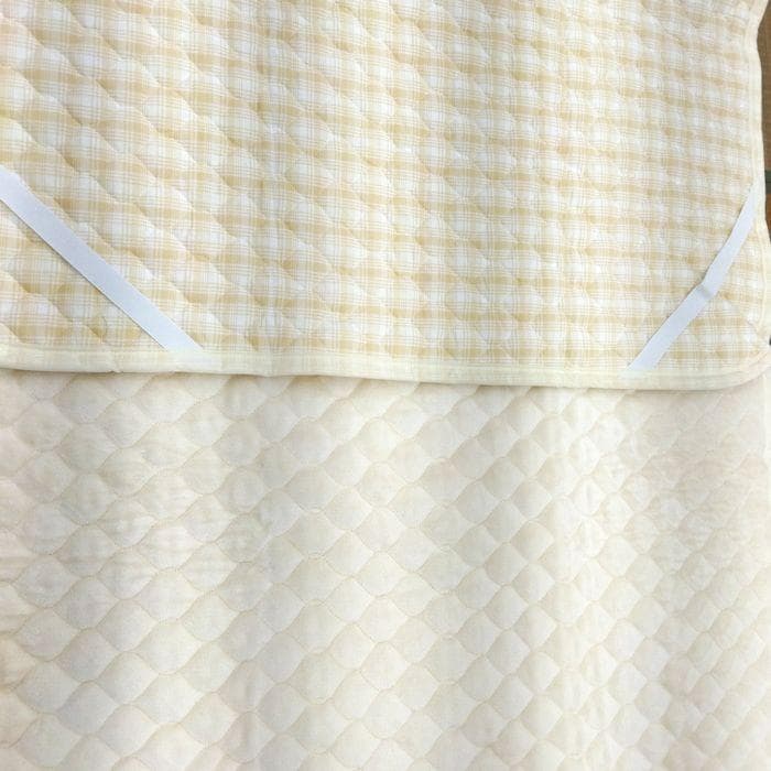 新品　 敷きパットシーツ　シングル 　綿100％　遠赤外線綿　 四隅ゴム付