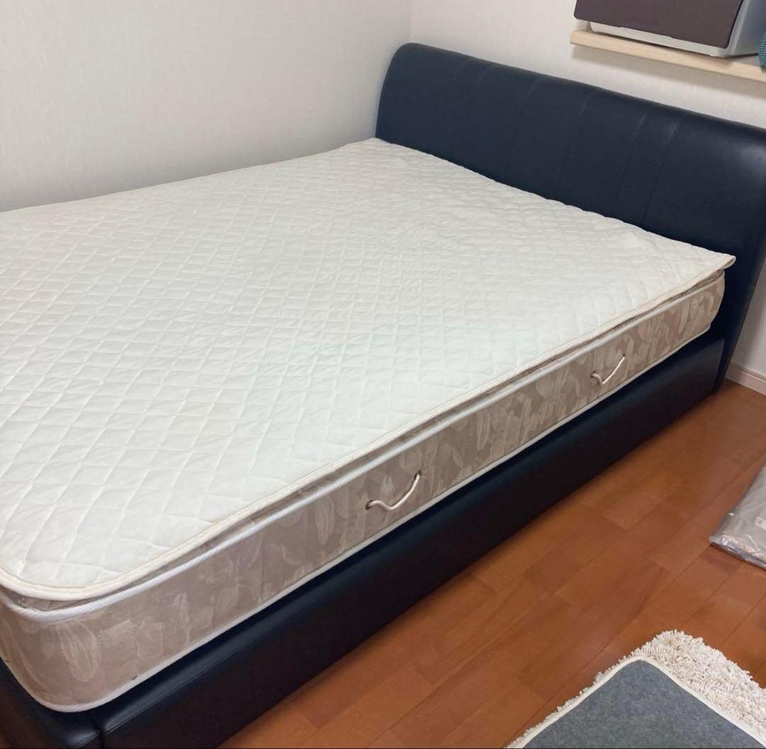 シモンズ　ダブルベッド　ポケットコイルマットレス※フレームセット販売のみ