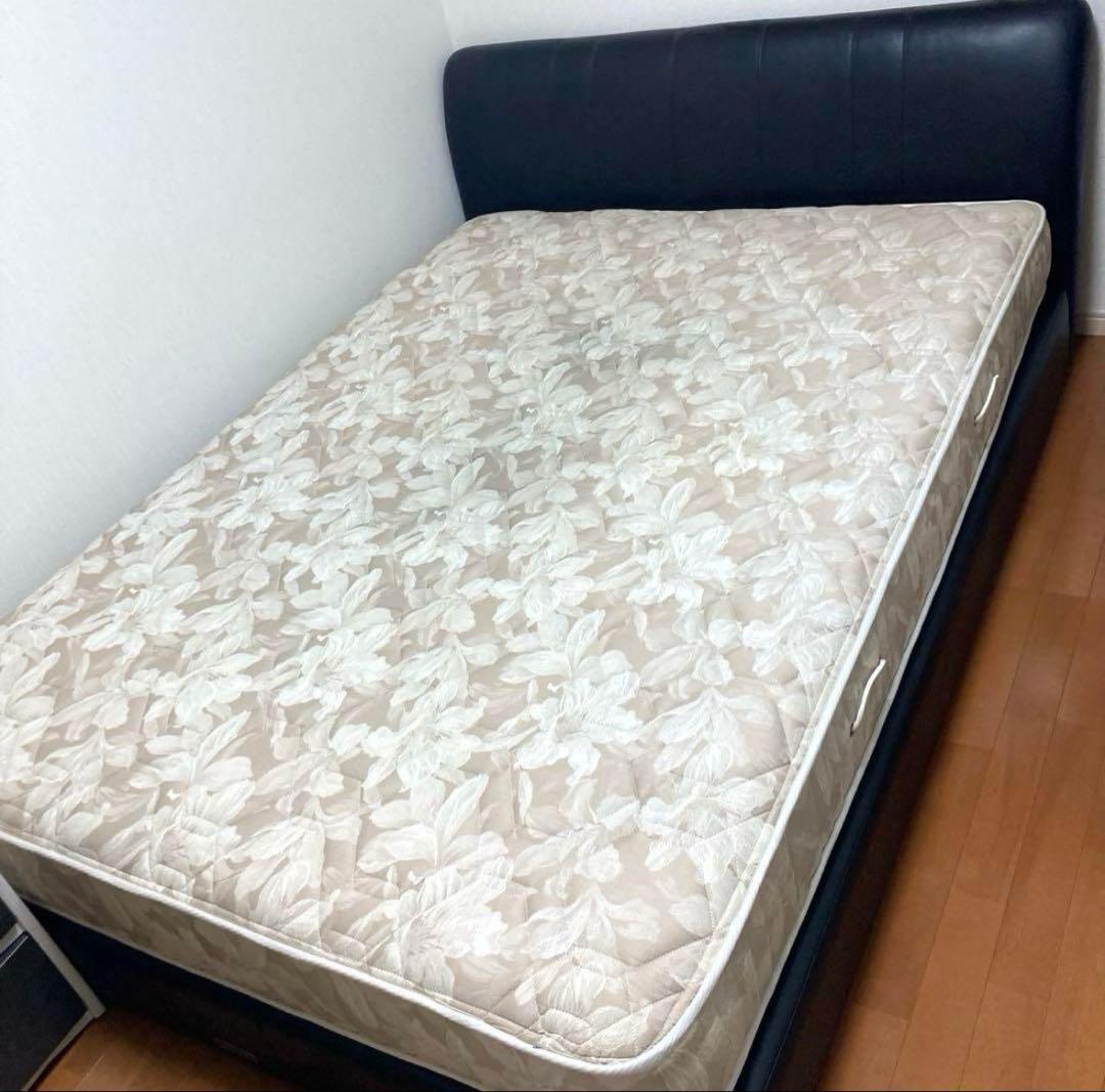 シモンズ　ダブルベッド　ポケットコイルマットレス※フレームセット販売のみ