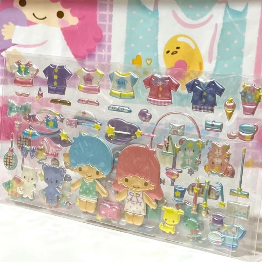 サンリオ キキララ シール リトルツインスターズ シール バック レア