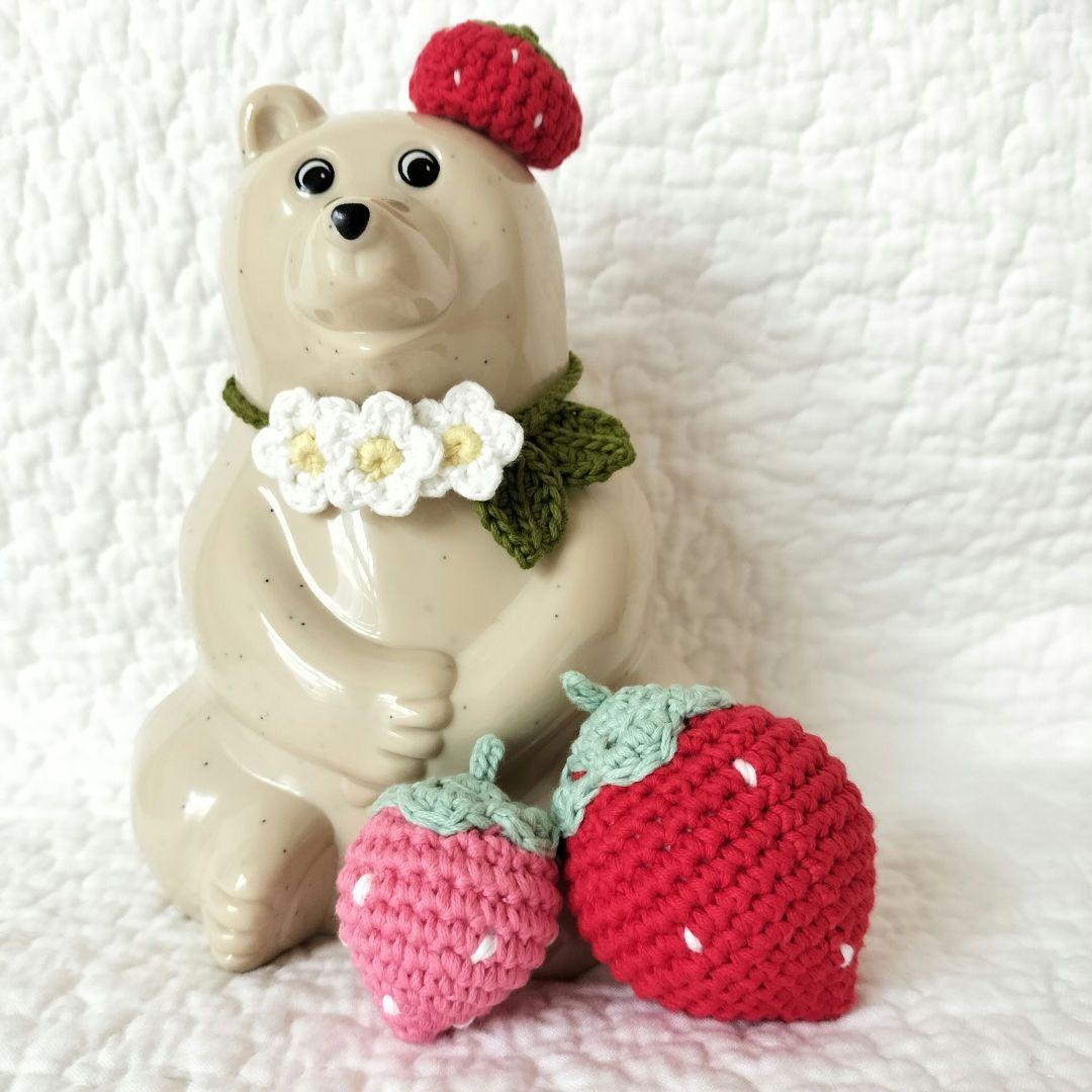 ハルページ＊しろくま貯金箱いちごコーデ・クリスマスアイテム