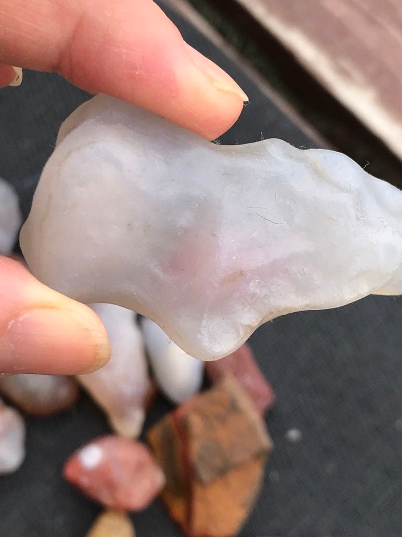 ゴビ石−1268 ゴビ瑪瑙　原石セット 大粒