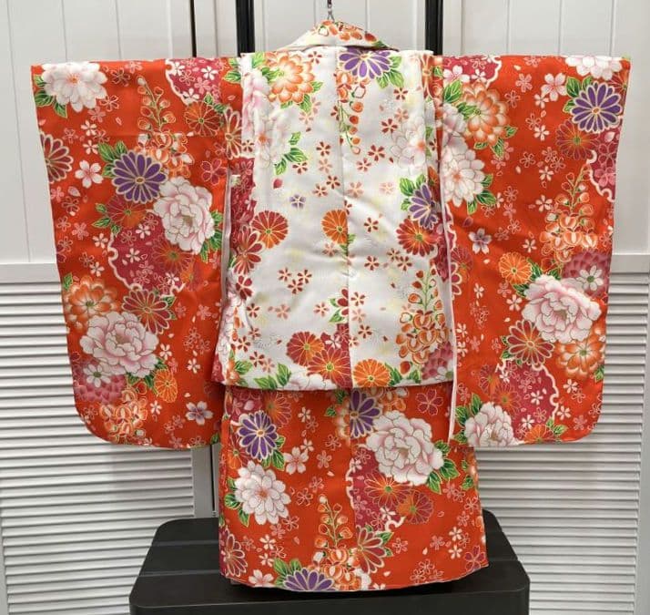 (6509)　♥ 七五三 三歳 女の子 ♥ 被布セット♥