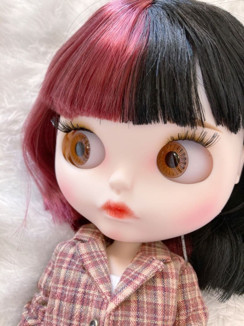 *ハーフボブ*アイシードール本体＋服＋スタンドセット