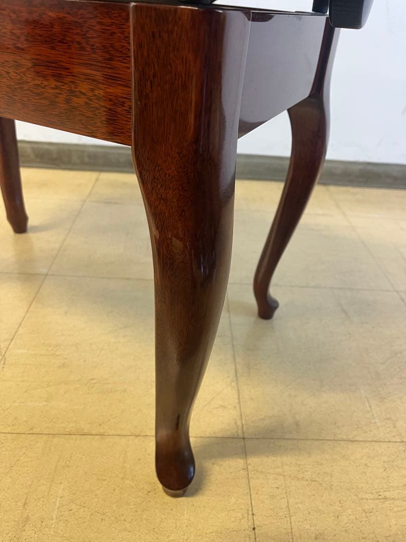 YAMAHA ネコ脚ピアノ椅子　高低椅子