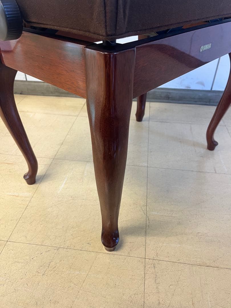 YAMAHA ネコ脚ピアノ椅子　高低椅子