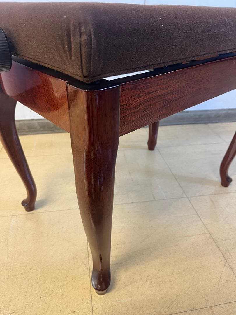 YAMAHA ネコ脚ピアノ椅子　高低椅子