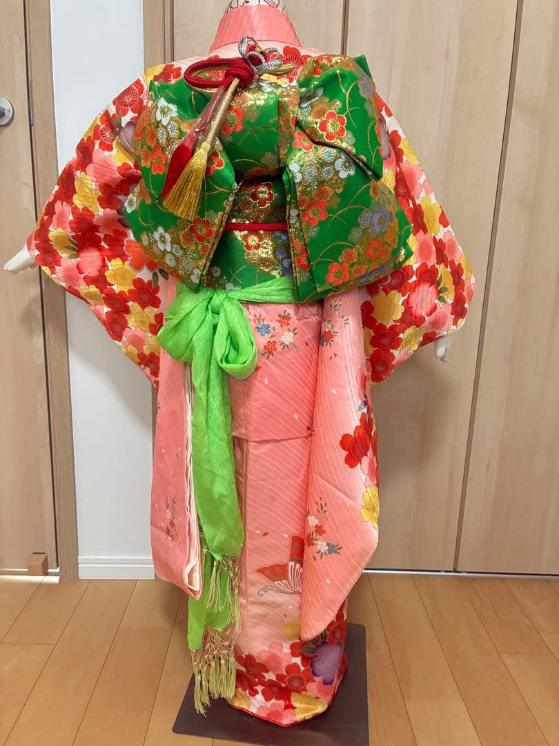 【七五三 7歳】乙女ピンクの梅づくし♡豪華フルセット＊写真映えNo.1