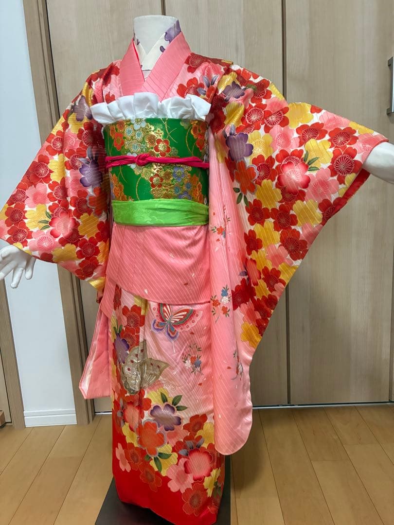 【七五三 7歳】乙女ピンクの梅づくし♡豪華フルセット＊写真映えNo.1